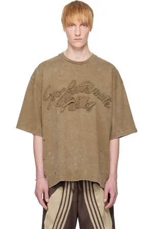 SONG FOR THE MUTE Brown adidas Originals Edition Washed T-shirt
