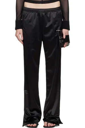 Maison Margiela Black Polyester Jersey Lounge Pants