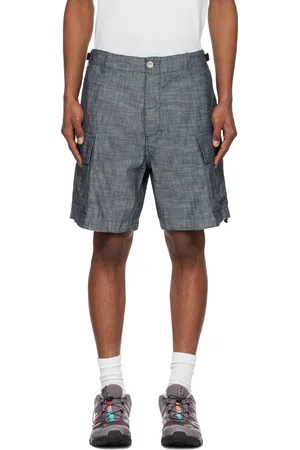 C.P. Company Blue Chambray Cargo Shorts