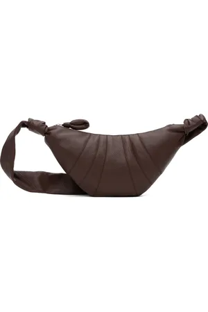 LEMAIRE Brown Small Croissant Bag