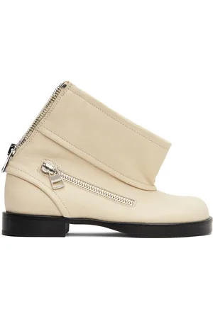 J.W.Anderson Off-White Biker Boots