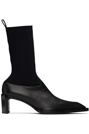 Jil Sander Black Ankle Boots