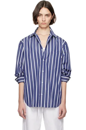 MATTEAU Blue Classic Stripe Shirt