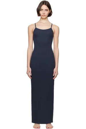 SKIMS Cotton Rib Long Cami Maxi Dress