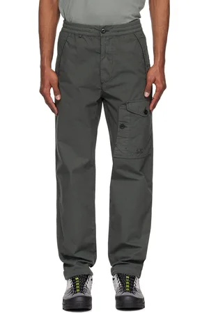 C.P. Company Gray Microreps Loose Cargo Pants