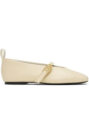 RAG&BONE Off-White Spire Mary Jane Ballerina Flats