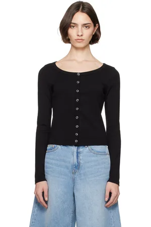 RE/DONE Hanes Edition Scoop Neck Cardigan
