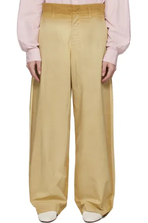 J.W.Anderson Beige Pinch Seam Garment Dye Trousers