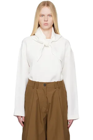 STUDIO NICHOLSON Off-White Bute Linen Blouse