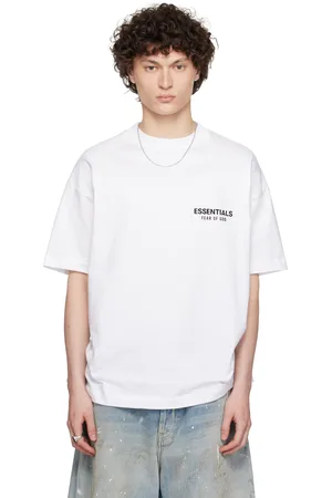 FEAR OF GOD White Classic Short Sleeve T-shirt