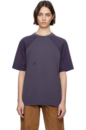 J.W.Anderson Navy Garment Dye Oversized T-shirt