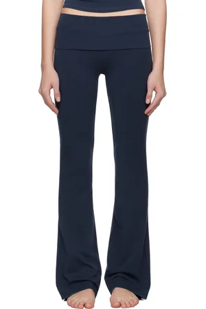 SKIMS Cotton Jersey Foldover Lounge Pants