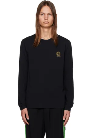 VERSACE Black Medusa Long Sleeve T-Shirt