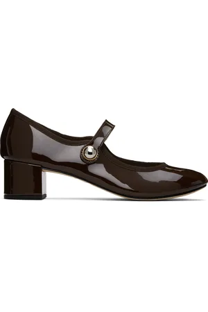 Repetto Brown Fabienne Mary Jane Heels