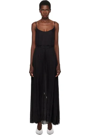 GABRIELA HEARST Black Amir Slip Maxi Dress