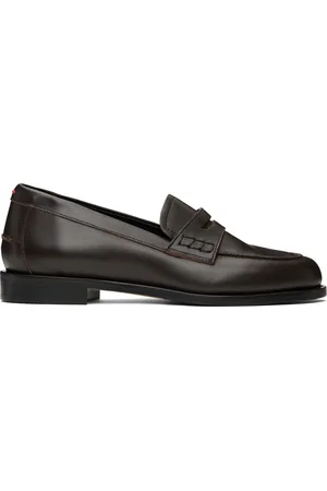 Aeyde Brown Oscar Leather Loafers