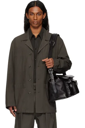 LEMAIRE Brown Workwear Shirt Jacket