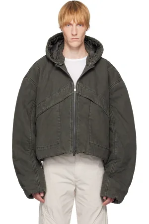 HELIOT EMIL Gray Parametrical Worker Jacket