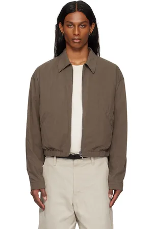 LEMAIRE Brown Zipped Jacket