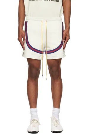 Rhude White Crest Veille Track Shorts