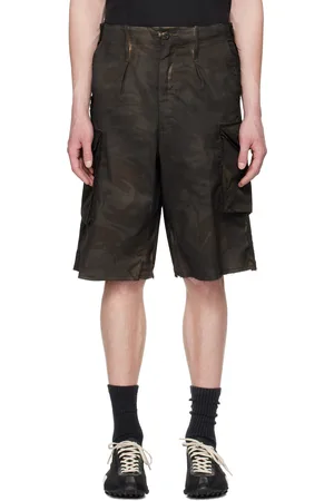PROTOTYPES Khaki New Overdyed Camo Shorts