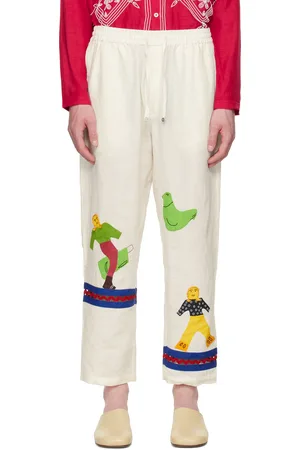 HARAGO Off- Applique Trousers