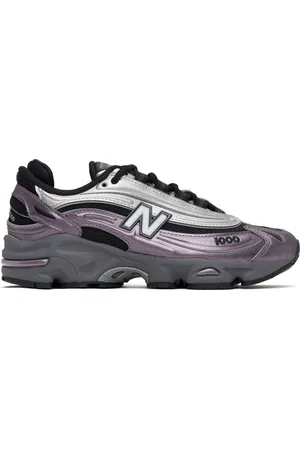 New Balance Black & Purple 1000 Sneakers