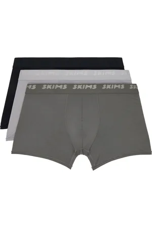 SKIMS Three-Pack Multicolor Cotton 3 Boxer Briefs