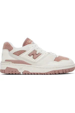 New Balance Off-White & Pink BBW550 Sneakers
