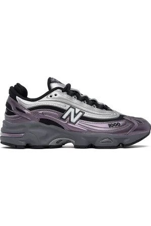 New Balance Silver & Purple 1000 Sneakers