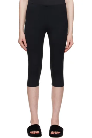 SKIMS Black Smooth Layers Capri Leggings