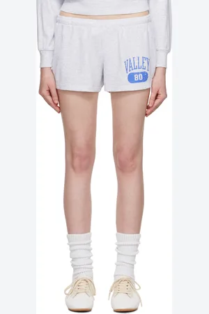 SKIMS Gray Lightweight Fleece Shorts