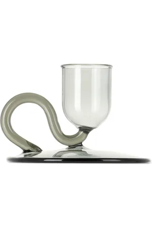 Hay Gray Tiny Curved Candle Holder