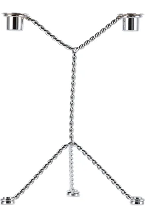 Hay Silver Wire Candle Holder