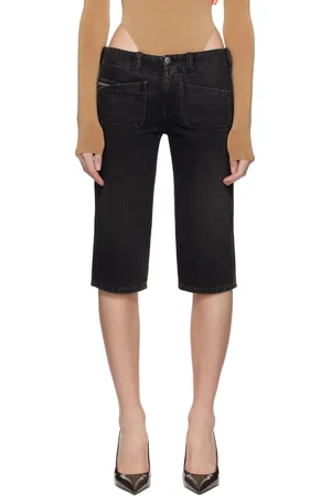 Diesel Black De-Keate Denim Shorts
