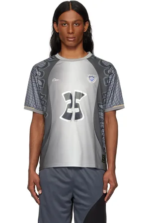 DIME Blue & Gray Holy Flame Jersey T-shirt