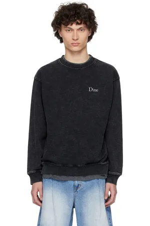 DIME Black Classic French Terry Crewneck Sweatshirt