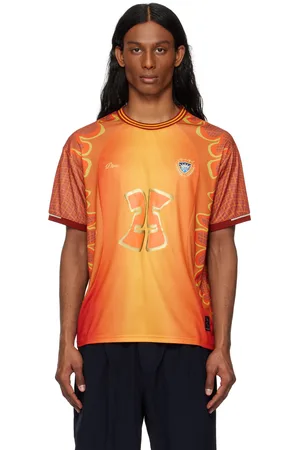 DIME Orange Holy Flame Jersey T-shirt