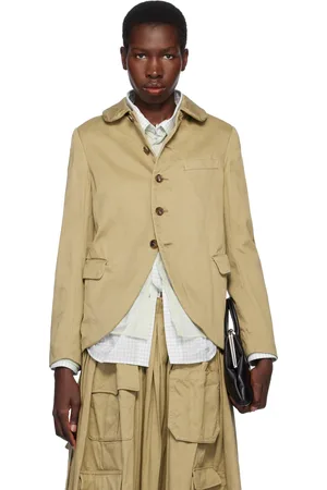 Comme des Garçons Cotton Twill Garment Washed Blazer