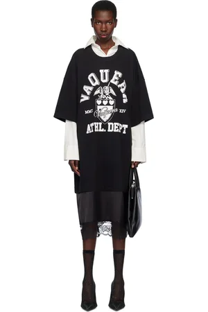 Vaquera Black Slip Skirt Tall Tee Maxi Dress