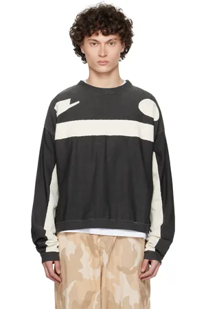 424 FAIRFAX Black Soccer Knit Sweater