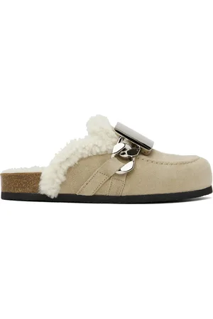 J.W.Anderson Beige Buckle Loafers