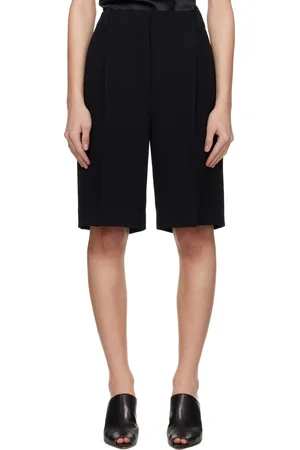 Khaite Black Laden Shorts