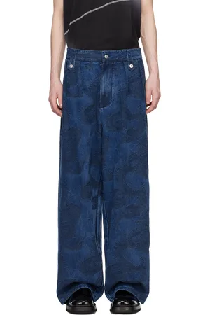 Feng Chen Wang Dragon Denim Trousers