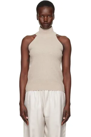 Lisa Yang Beige Freya Tank Top