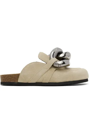 J.W.Anderson Beige Chain Loafers