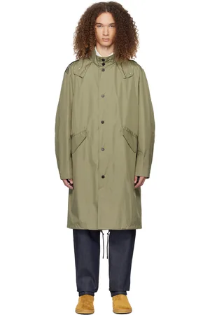 A.P.C. Khaki Antonny Trench Coat