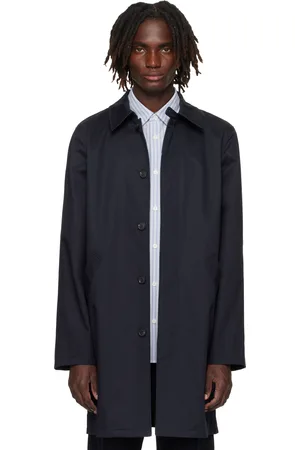 A.P.C. Navy Urban Mac Coat