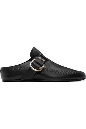ANN DEMEULEMEESTER Black Ande Soft Shade Slip-on Loafers