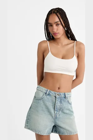 Stradivarius Denim short mom fit 34